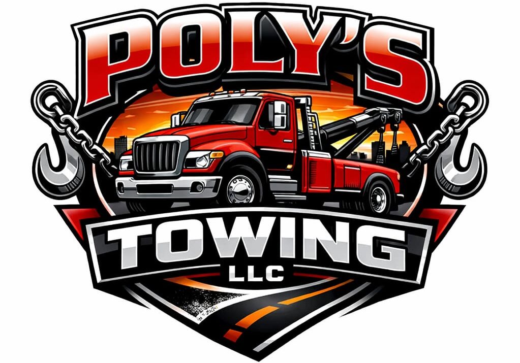 Poly's Towing LLC logo - Professional towing and roadside assistance in Phoenix, Glendale, Peoria, Tolleson, Avondale and the West Valley, Arizona.